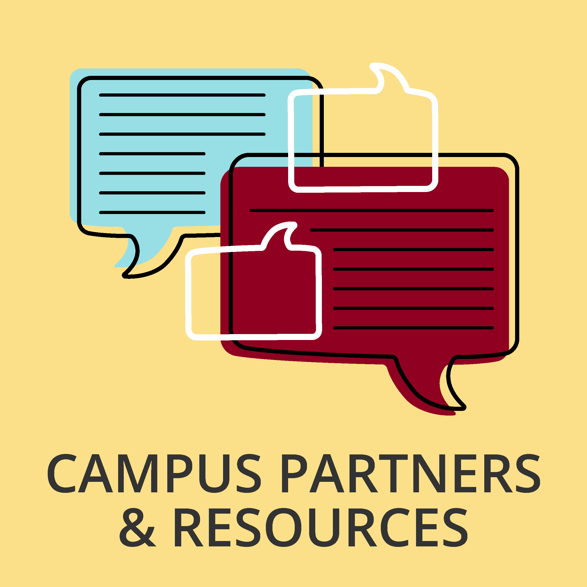 Click here for more information about Campus Partners and Resources